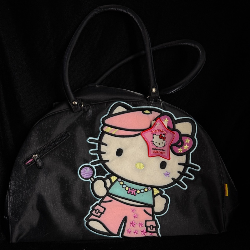 Hello Kitty x Limited Too Black Duffel Bag – Rare Vintage Y2K – NWT